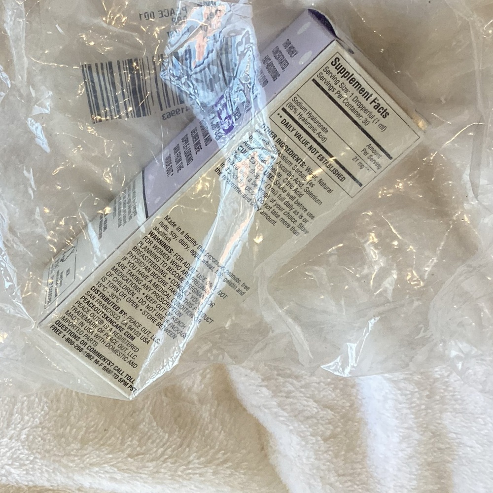 ✌🏽Peace Out Hyaluronic Acid Daily Drops NEW 1oz. Age Defying Acne Serum - Picture 4 of 6